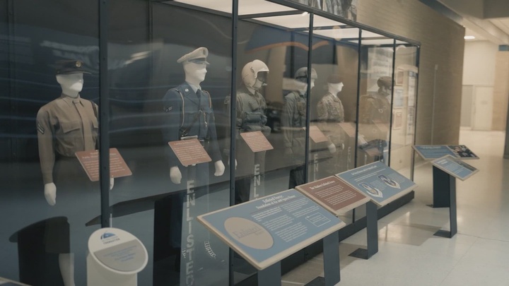 Around the Air Force: Civilian Development, Enlisted Force Exhibit