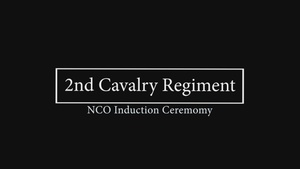 2CR NCO Induction Ceremony