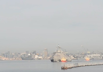 USS Oakland (LCS 24) Returns to Homeport in San Diego