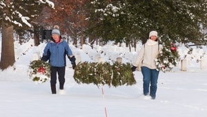 Wreaths Out at Arlington National Cemetery 2024 B-Roll Package