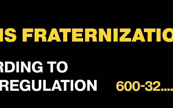 V Corps Inspector General Update: Fraternization