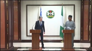 Secretary of State Antony J. Blinken holds a joint press availability with Nigerian Foreign Minister Yusuf Maitama Tuggar