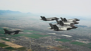 Luke AFB jets in flight b-roll