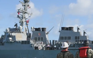 USS Stethem Visits Diego Garcia