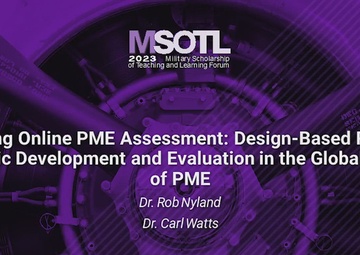 Enhancing Online PME Assessment - Design-Based Research for Rubric Development and Evaluation in the Global College of PME