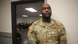 Fort McCoy NCO Academy student discusses training, Basic Leader Course