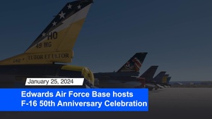 Edwards hosts F-16 50th anniversary celebration