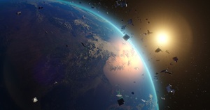 Video Animation of Space Debris