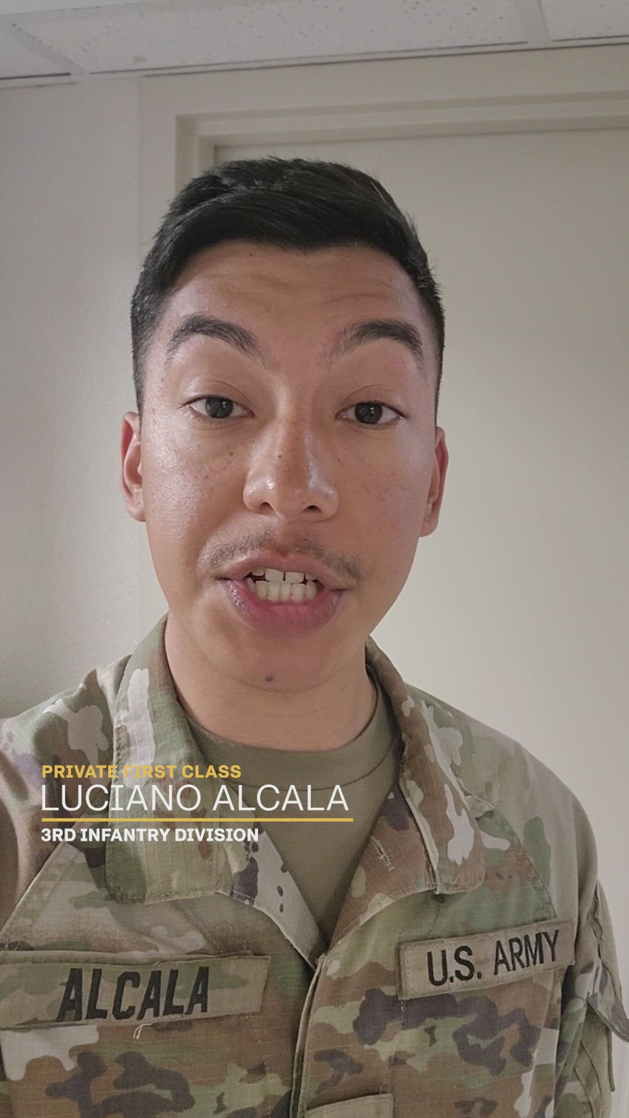 U.S. Army Pfc. Luciano Alcala, a public affairs mass communication specialist attached to 1st Battalion, 64th Armor Regiment, 1st Armored Brigade Combat Team, 3rd Infantry Division, shares his experience during a tank gunnery training event at Fort Stewart, Georgia, Jan. 27, 2024. The tank gunnery is how Soldiers prove themselves as tankers, and after completing the gunnery, earn the honor to name their tank. (U.S. Army video by Pfc. Luciano Alcala)