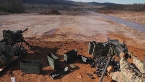 173rd Paratroopers Train on MK19 in Croatia