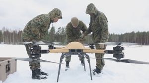 CLB 6 Conduct Test Flights Using A TRV-150 Drone While in Finland