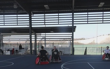 2024 Wounded Warrior Regiment Team Sports Camp Wheelchair Rugby B-Roll Day 4