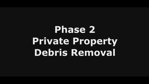Phase 2 Private Property Debris Removal and Soil Sampling