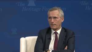 Speech by NATO Secretary General at the Heritage Foundation (Q&A 3/3)