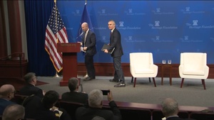 Speech by NATO Secretary General at the Heritage Foundation (Opening remarks)