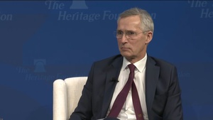 Speech by NATO Secretary General at the Heritage Foundation (Q&A 2/3)
