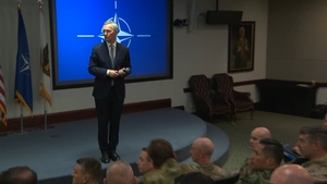 Remarks by NATO Secretary General to the troops during his visit to US SOCOM (Q&A)