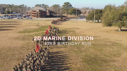 2d Marine Division's 83rd Birthday Motivational Run