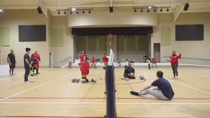 2024 Wounded Warrior Regiment Team Sports Camp Sitting Volleyball B-Roll Day 3