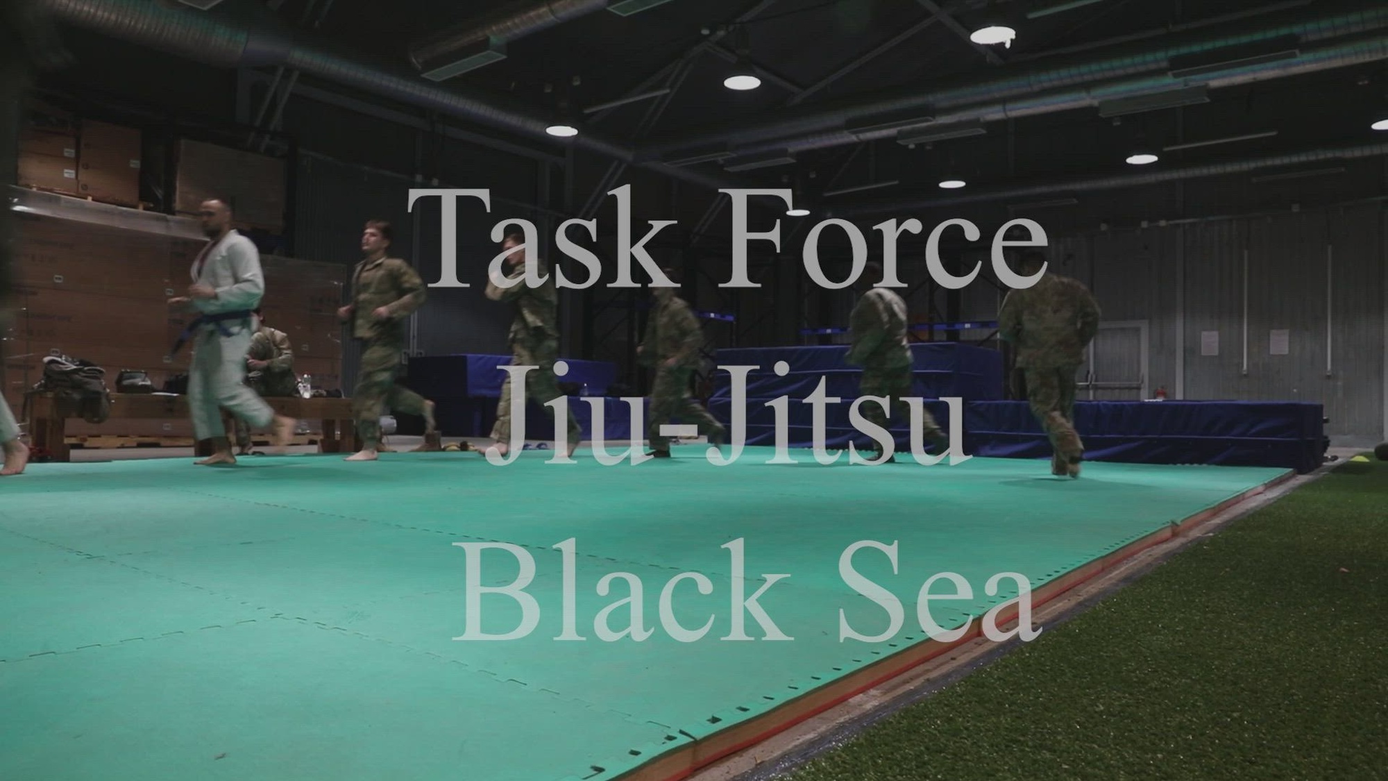 U.S. Army Paratroopers and Soldiers with &quot;Task Force 82&quot; band together to form the Task Force Jiu-jitsu-Black Sea club under the Morale Welfare and Recreation Directorate at Mihail Kogălniceanu Air Base, Romania, Jan. 29, 2024. Lt. Col.  Anthony Clas, Public Affairs Officer, 82nd Airborne Division, and Sgt. 1st Class Colin Stewart, Headquarters and Headquarters Company, 3rd Brigade Combat Team, 101st Airborne Division, lead the program, which now has approximately 50 members. The class goes over the fundamentals of self-defense from the Modern Army Combatives Program curriculum to give each student the tools and ability to defend themselves, improve physical fitness, and increase resilience.