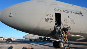 Dover's 709th Airlift Squadron conducts aerial port training at Joint Base Langley-Eustis