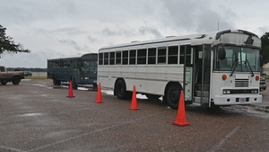 307th LRS Vehicle Maintenance performs inspection