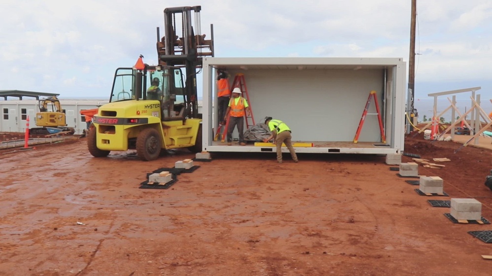 DVIDS - Video - USACE Contractors Install A Classroom At Temporary ...