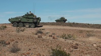 Marines with 3rd Light Armored Reconnaissance Battalion conduct a platoon attack while participating in SLTE 2-24