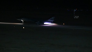 B-1B Lancer takes off from Dyess Air Force Base