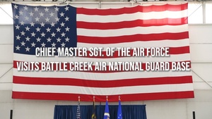 19th CMSAF visits Battle Creek ANG Base