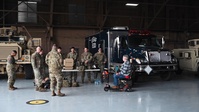 NFL meet and greet at Nellis part 1 of 2