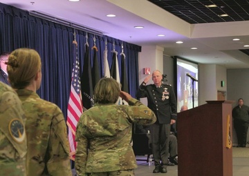 Space Systems Command's first Change of Command Ceremony