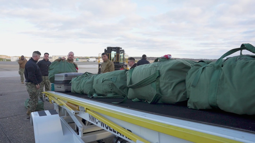 DVIDS - Video - C2F Staff Departs for Steadfast Defender 2024