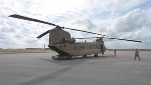 Wings of Blue Jump out of a Chinook