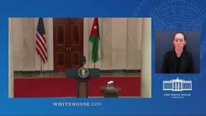 President Biden and His Majesty King Abdullah II of Jordan Deliver Remarks