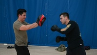 Holloman kickboxing course