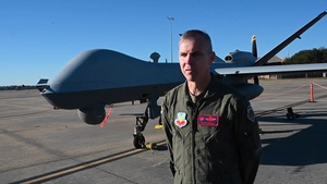 U.S Air Force MQ-9 Reaper Lands at Shaw AFB for the First Time Ever Interviews