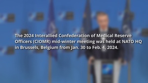 Military medical officers from NATO member nations take part in 2024 CIOMR