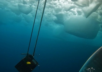 U.S. Coast Guard Divers repair leaking shaft seal on Coast Guard Cutter Polar Star (WAGB 10) in McMurdo Sound, Antarctica