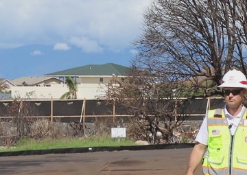 USACE monitors debris removal of 100TH residential property in Lahaina Day Two_Broll