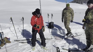 10th Mountain Division Avalanche Training b-roll