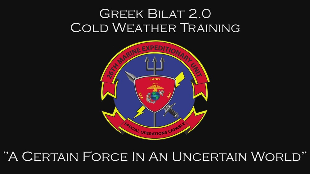 DVIDS - Video - Any Clime, Any Place: 26th MEU(SOC), 32nd Marine ...