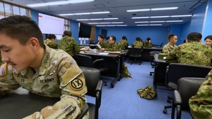 U.S., JGSDF Reserve linguists Training
