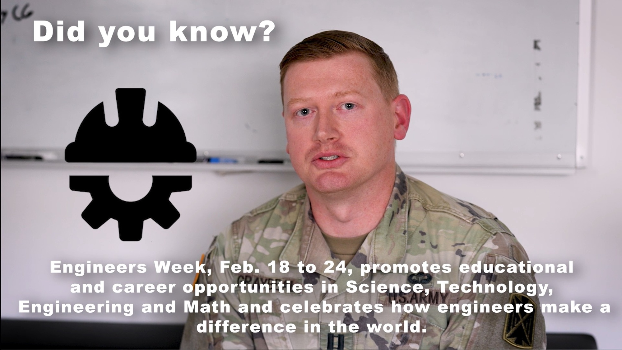 U.S. Army Capt. Thomas Graybeal, 10th AAMDC Engineer Staff Officer, shares his unique experiences and opportunities since commissioning as an engineer Feb. 14 in Sembach Germany. Graybeal also has a civilian degree in engineering, but wanted to expand his knowledge through an Army career. Army Engineers proudly serve their nation as problem solvers and technical experts, making a difference every day at home and abroad. (U.S. Army video by Sgt. Yesenia Cadavid).
