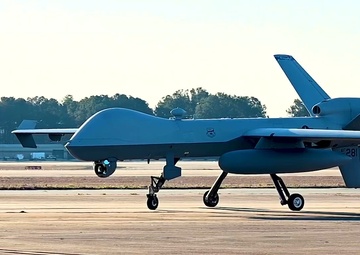 U.S. Air Force MQ-9 Reaper Lands at Shaw AFB for the First Time Ever