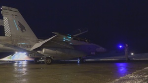 U.S. Marine Corps F/A-18 Hornets with VMFA-312 arrive in Norway for Exercise Nordic Response 24