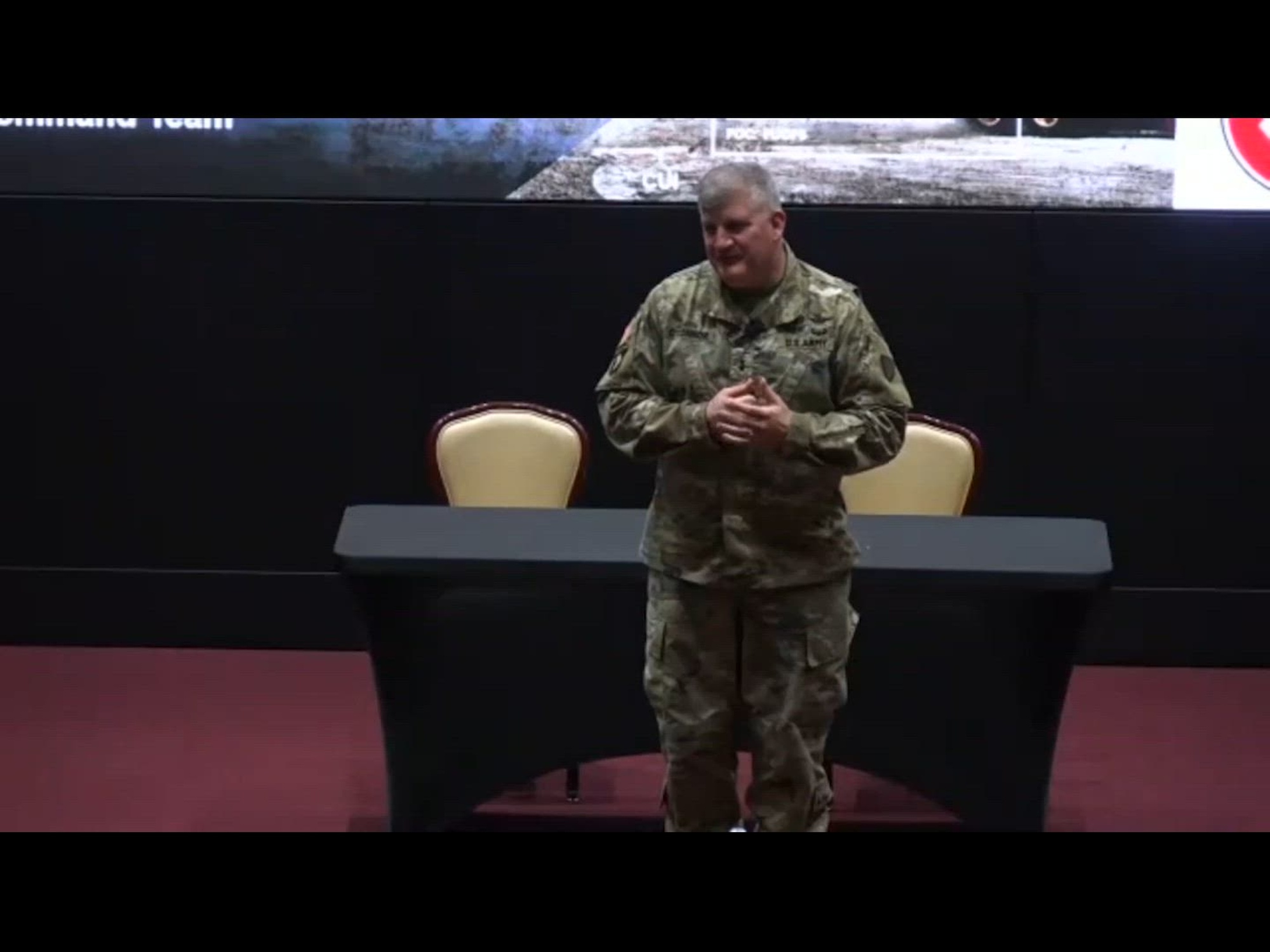 MG Tom O&#39;Connor and CSM Bradford Smith address the AMCOM workforce. Also, special guest speaker Kristen McBride, the Civilian Aide to the Secretary of the Army for North Alabama, speaks to the AMCOM workforce. 