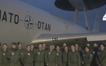 First NATO AWACS all-women flight