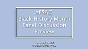 A video preview of Air Force Security Assistance Cooperation Directorate’s upcoming Black History Month panel discussion