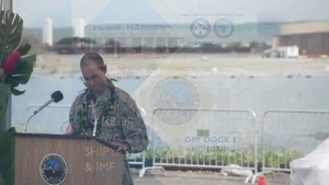 Pearl Harbor Naval Shipyard Dry Dock#5 Ceremony